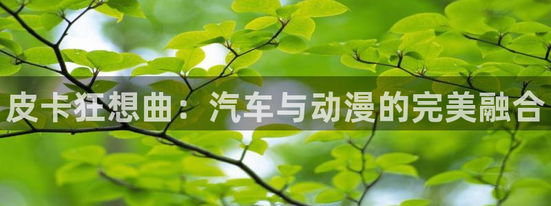 yy51漫画免费看：皮卡狂想曲：汽车与动漫的完美融合